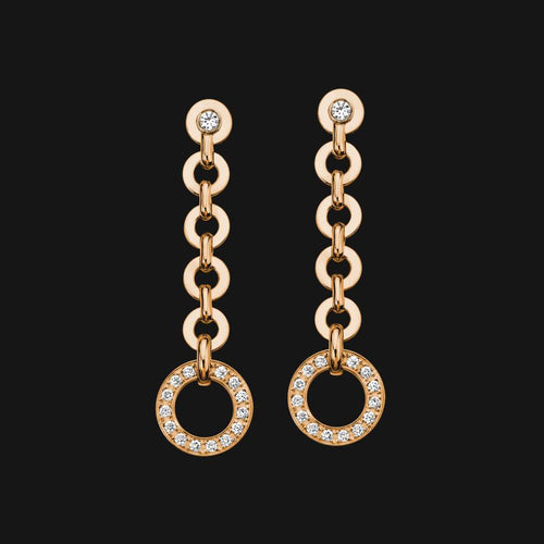 14k Dangling Pendant Earrings - KNB Image SEO Alt Text